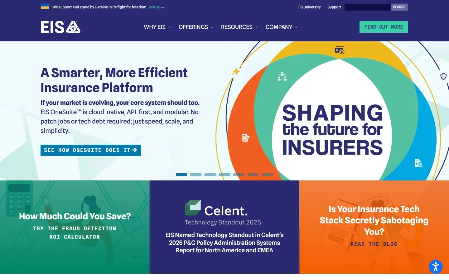 EIS homepage