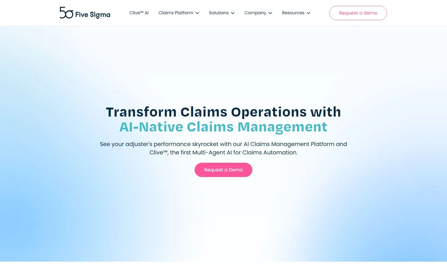 Five Sigma homepage