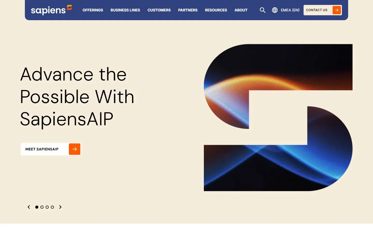 Sapiens homepage