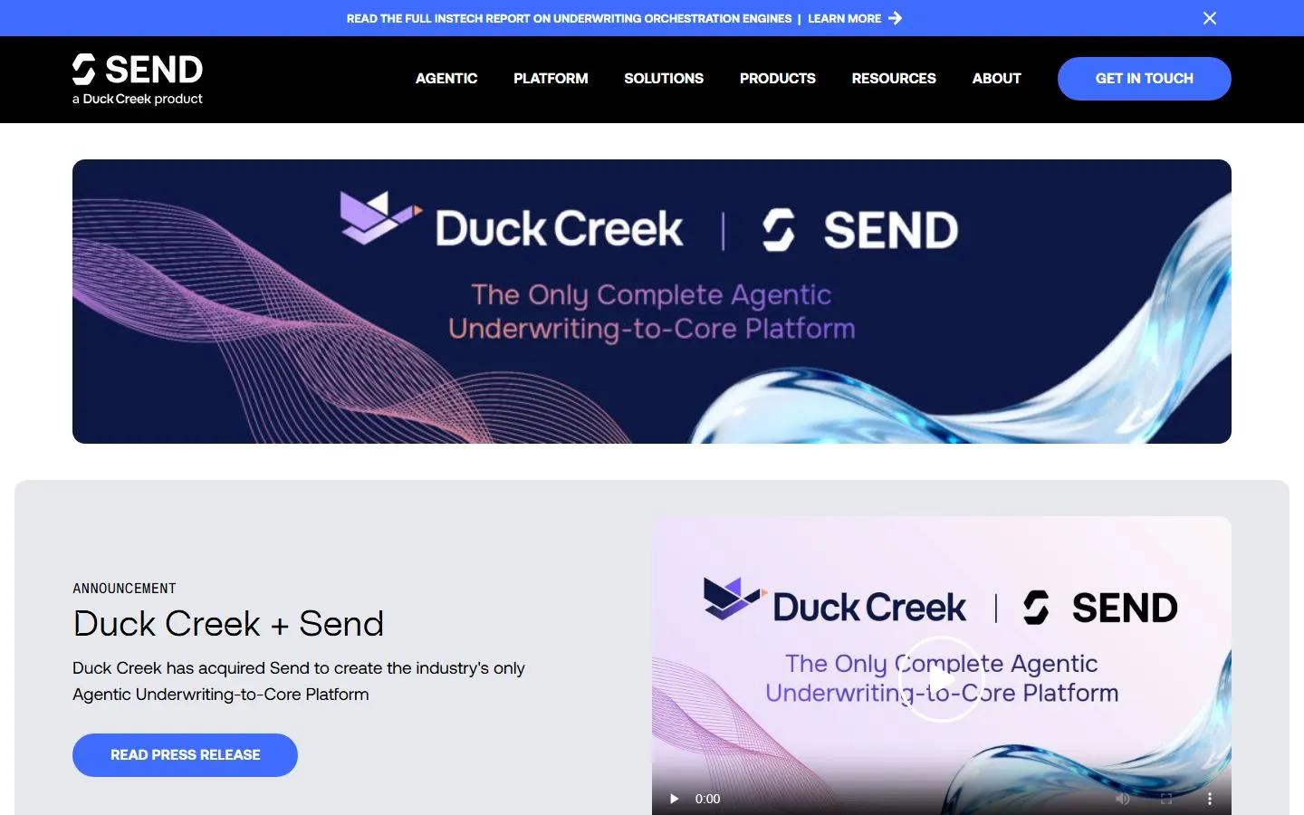 Send homepage