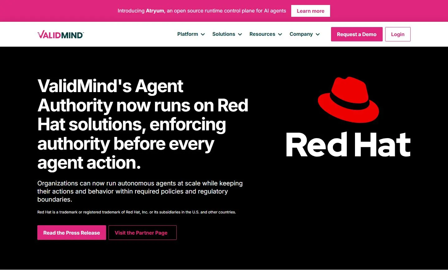 ValidMind homepage